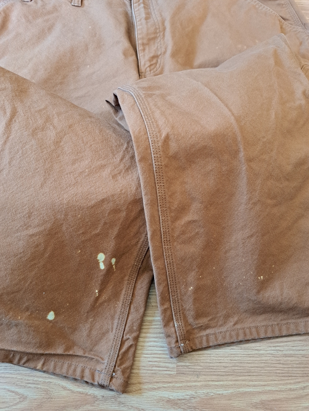 Carhartt Men’s Cotton Work Pants in Carhartt Brown Size 46 30 - Picture 7 of 7